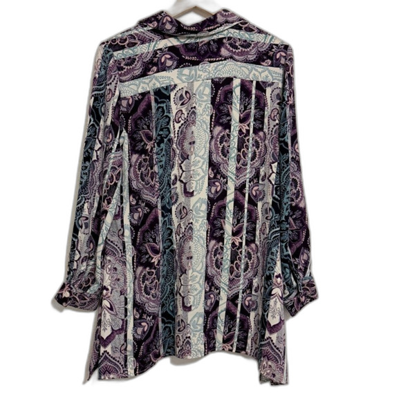 Chico's Multicolor Button Down Shirt - Picture 2 of 4